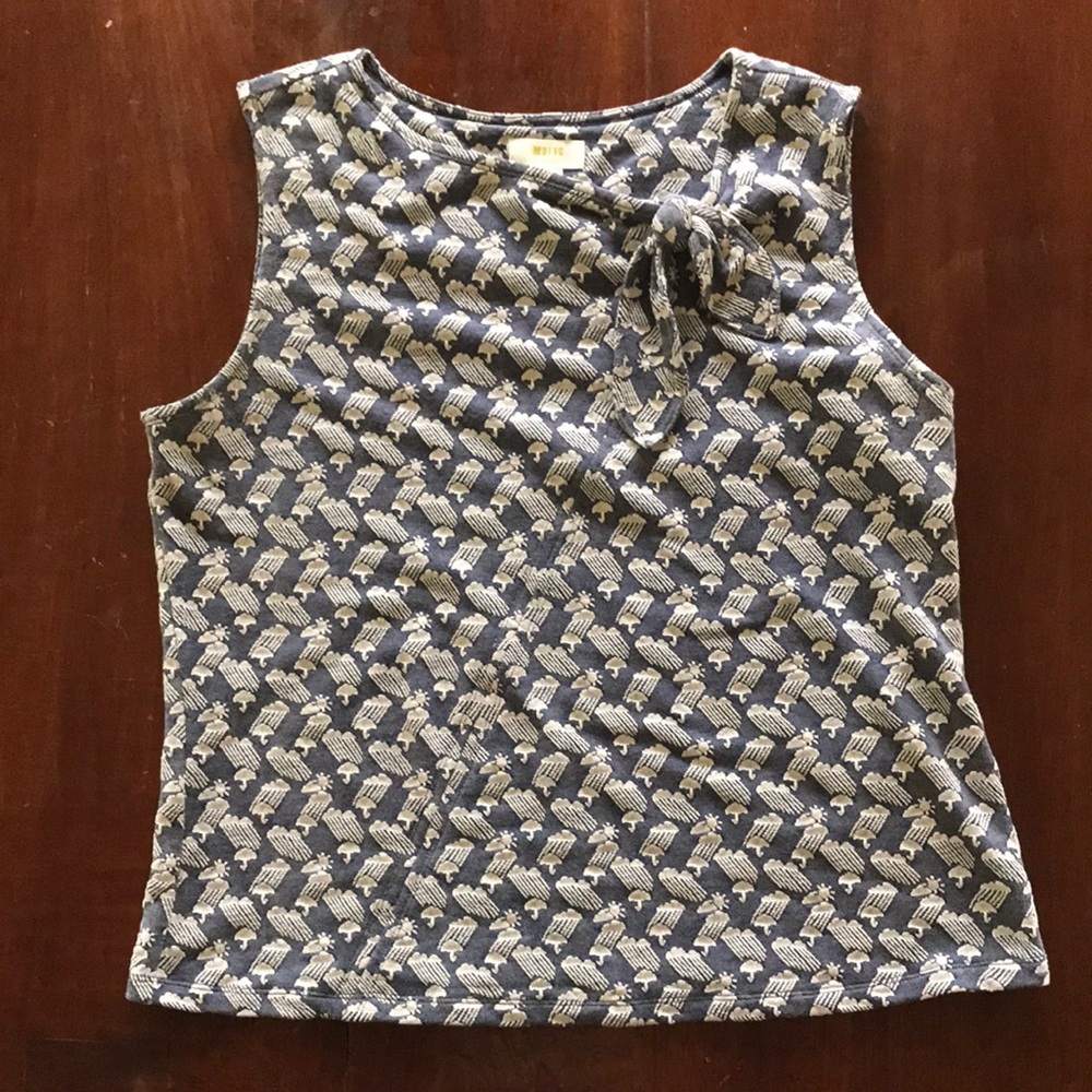 Anthropologie Maeve Umbrella print knit top